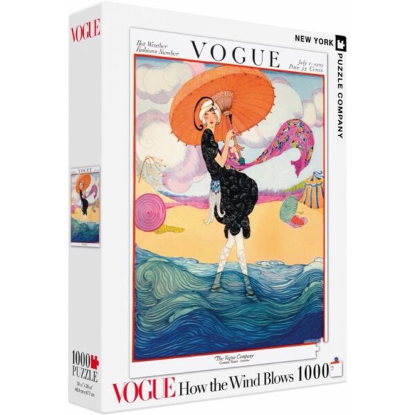 New York Puzzle Company Vogue How the Wind Blows 1000 stukjes puzzel - Afbeelding 2