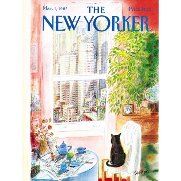 New York Puzzle Company New Yorker Cats Eye View 1000 stukjes puzzel - Afbeelding 3