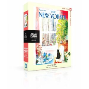 New York Puzzle Company New Yorker Cats Eye View 1000 stukjes puzzel