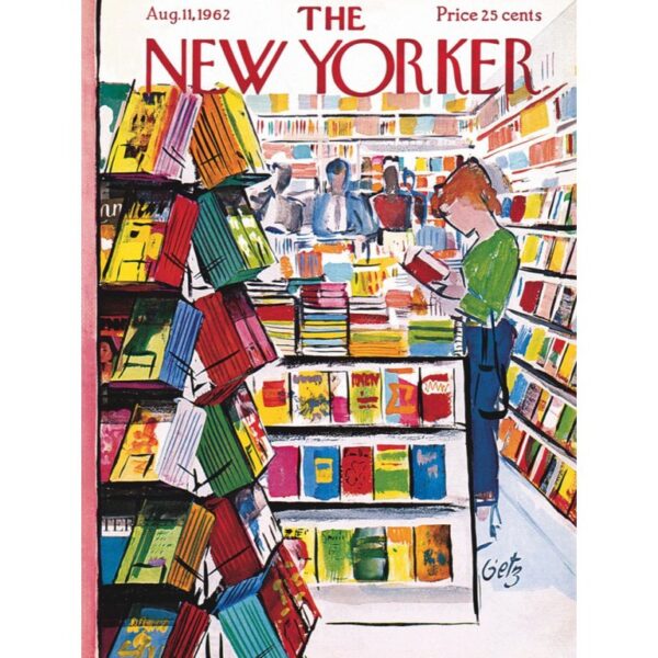 New York Puzzle Company New Yorker The Bookstore 1000 stukjes puzzel - Afbeelding 3
