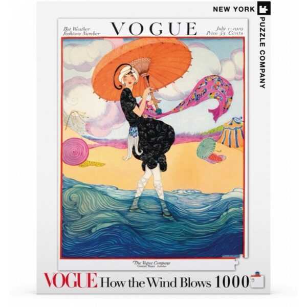 New York Puzzle Company Vogue How the Wind Blows 1000 stukjes puzzel - Afbeelding 3