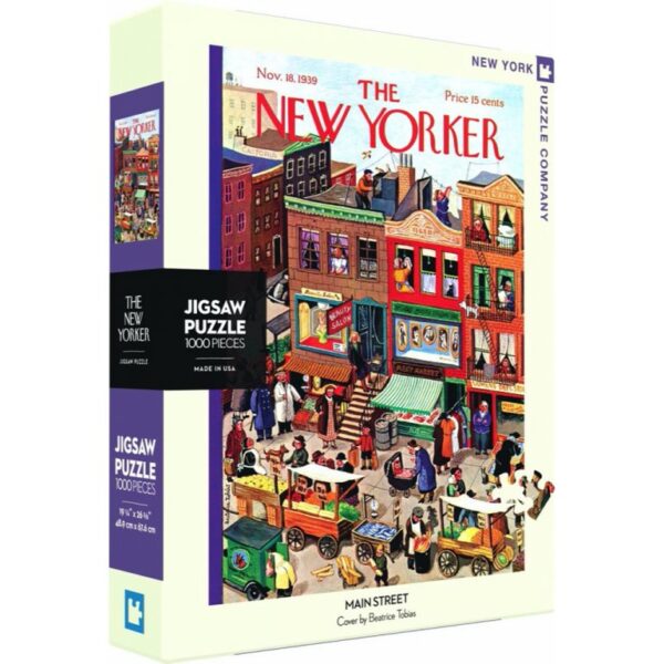 New York Puzzle Company New Yorker Main Street 1000 stukjes puzzel - Afbeelding 4