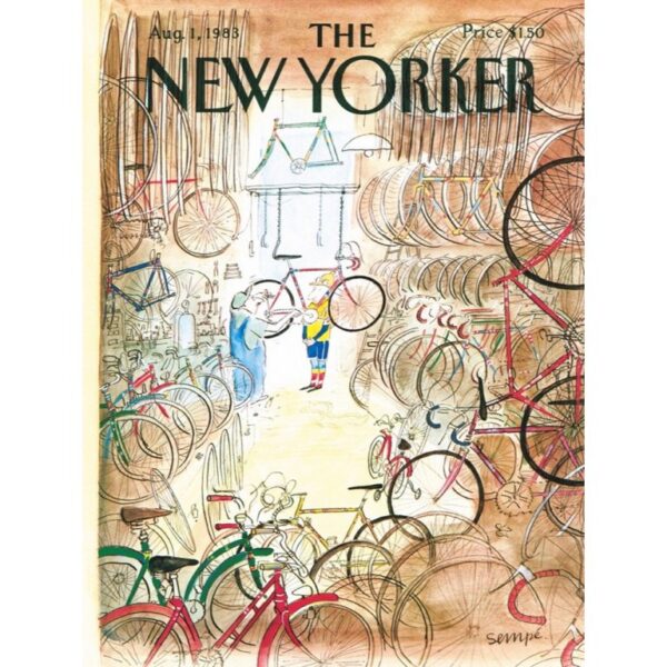 New York Puzzle Company New Yorker Bicycle Shop 1000 stukjes puzzel - Afbeelding 3