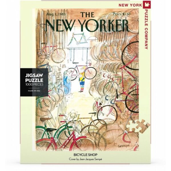 New York Puzzle Company New Yorker Bicycle Shop 1000 stukjes puzzel - Afbeelding 2
