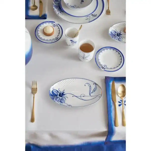 Pip Studio Pip & The Blue Bird White schaal ovaal 25cm - Afbeelding 4