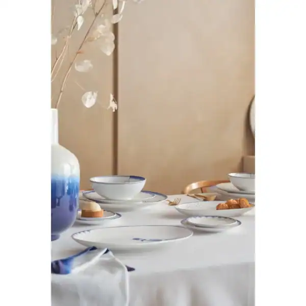 Pip Studio Pip & The Blue Bird White schaal ovaal 30cm - Afbeelding 3