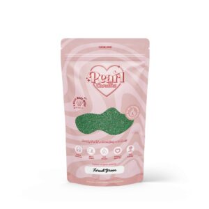 Pearl Candles parel kaars forest green 250g