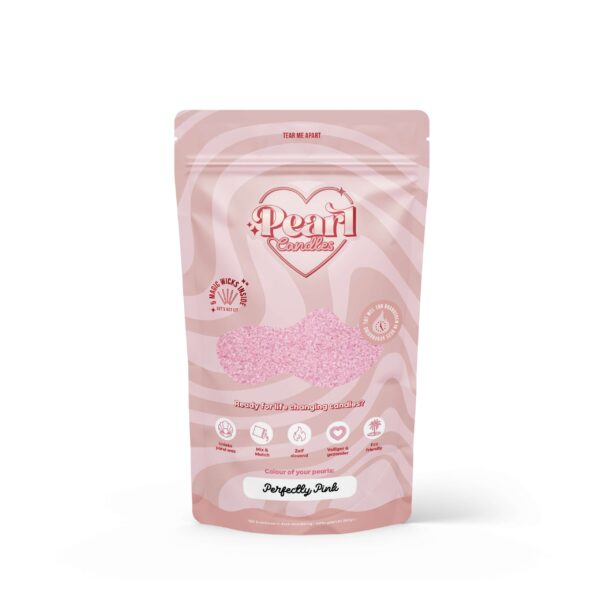 Pearl Candles parel kaars perfectly pink 250g
