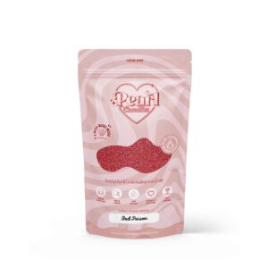 Pearl Candles parel kaars red poison 250g