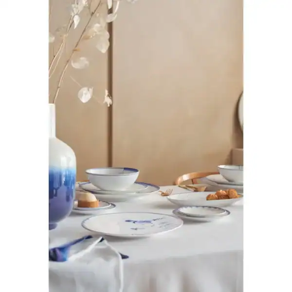 Pip Studio Pip & The Blue Bird White bord 25cm - Afbeelding 3