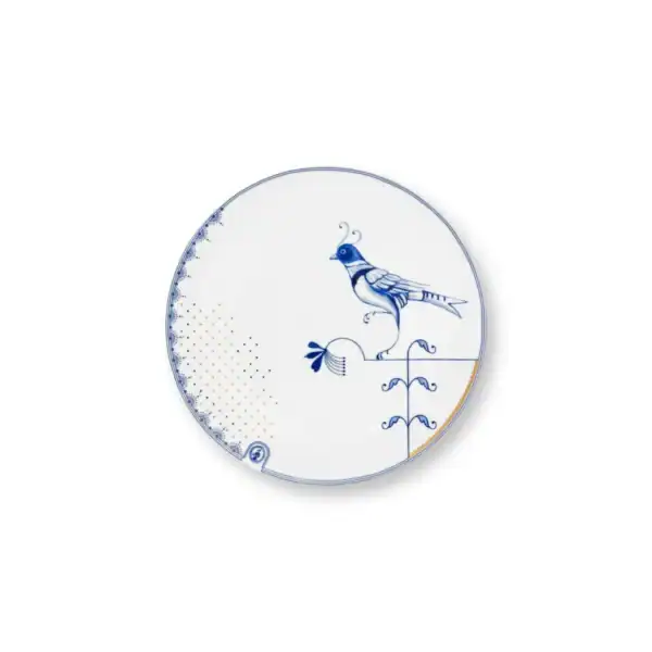 Pip Studio Pip & The Blue Bird White bord 25cm