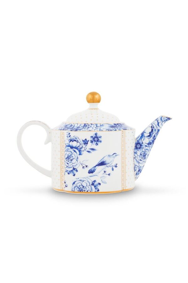 Pip Studio Royal White theepot 900ml - Afbeelding 2
