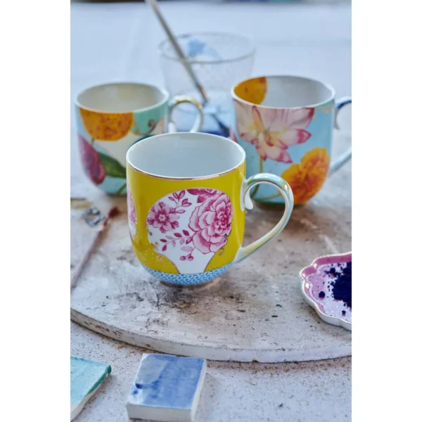 Pip Studio Royal Multi grote mok geel - Afbeelding 5