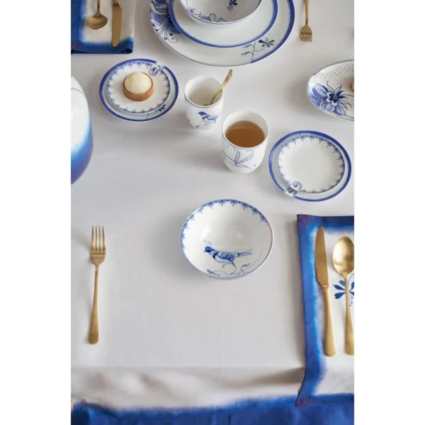 Pip Studio Pip & The Blue Bird White schaal 15cm - Afbeelding 4