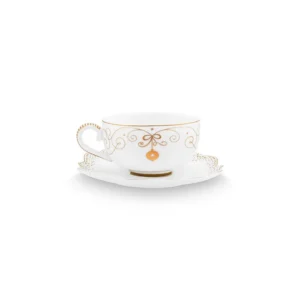 Pip Studio Royal Winter White espresso kop en schotel