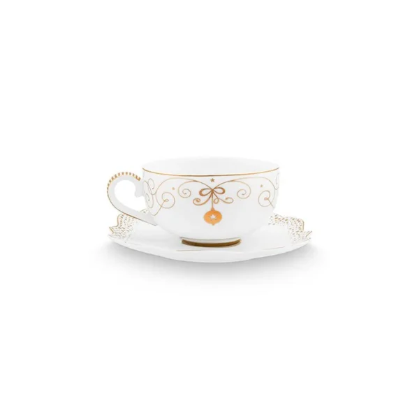 Pip Studio Royal Winter White espresso kop en schotel