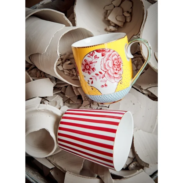 Pip Studio Royal Multi grote mok geel - Afbeelding 6