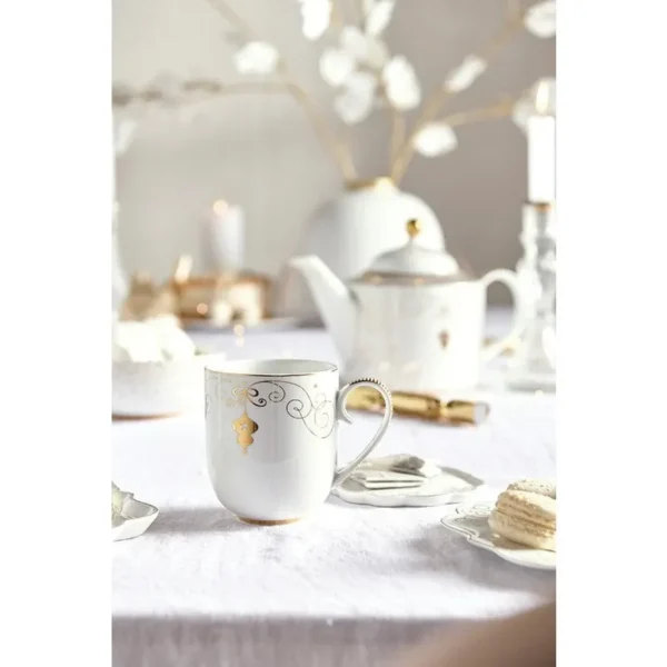 Pip Studio Royal Winter White grote mok - Afbeelding 4