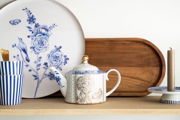 Pip Studio Royal White theepot 900ml - Afbeelding 4