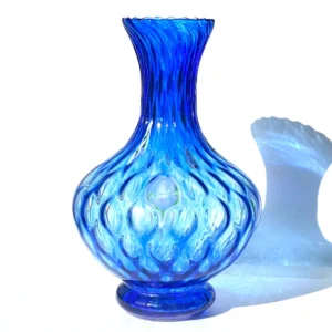 Mazzega Art & Design Murano vaas Balloton blauw 29cm