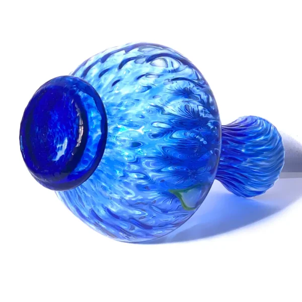 Mazzega Art & Design Murano vaas Balloton blauw 29cm - Afbeelding 3